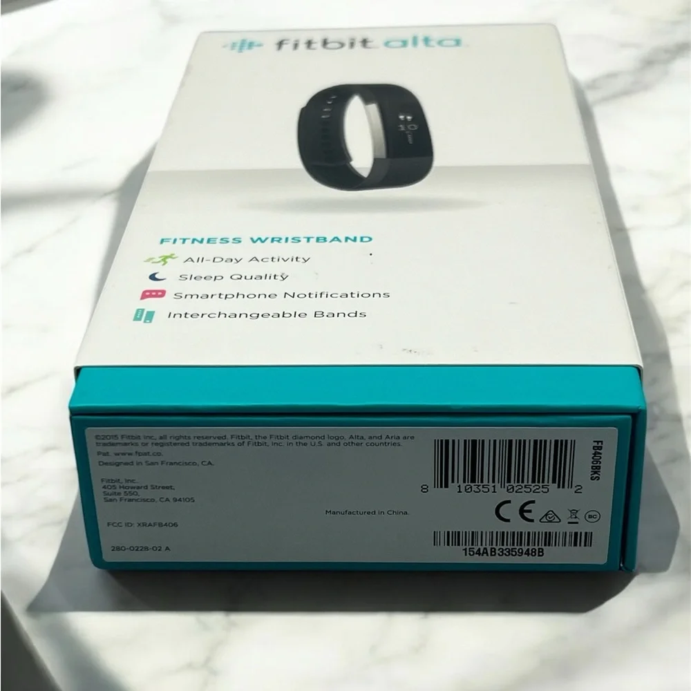 Fitbit Alta Black Fitness Wristband For Repair